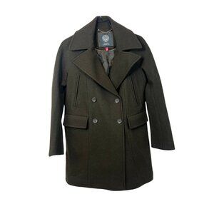 Vince Camuto Women's Coat J8441W, Size XS, Olive